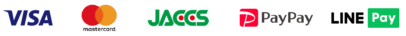 VISA/mastercard/JACCS/PayPay